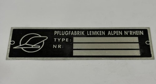 Targa lemken - lemken, aratro